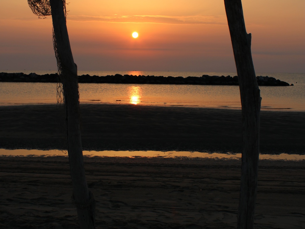 Alba sul mare