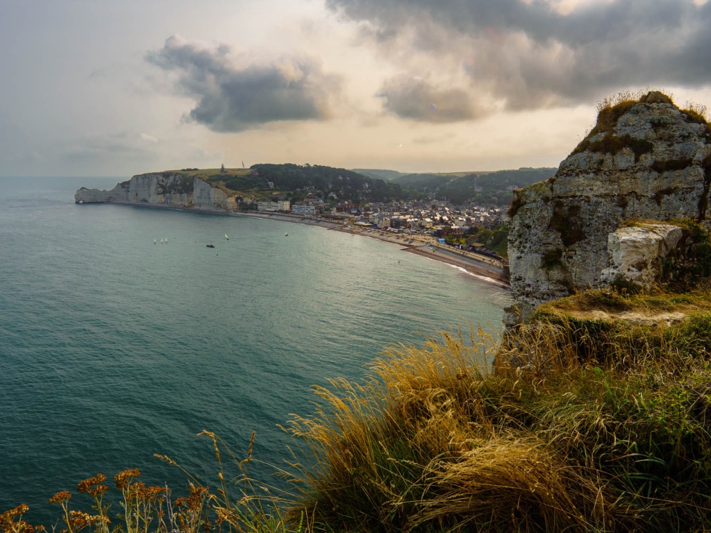 Vista su Etretat